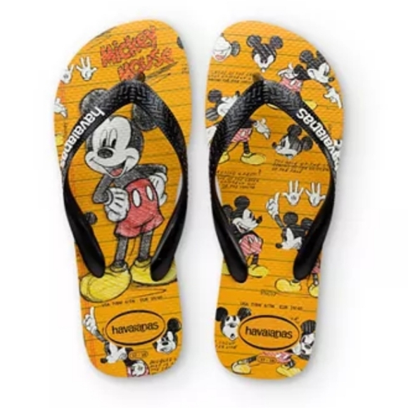 NWT Youth Havaianas Mickey Mouse Disney Flip-flops - Picture 3 of 9